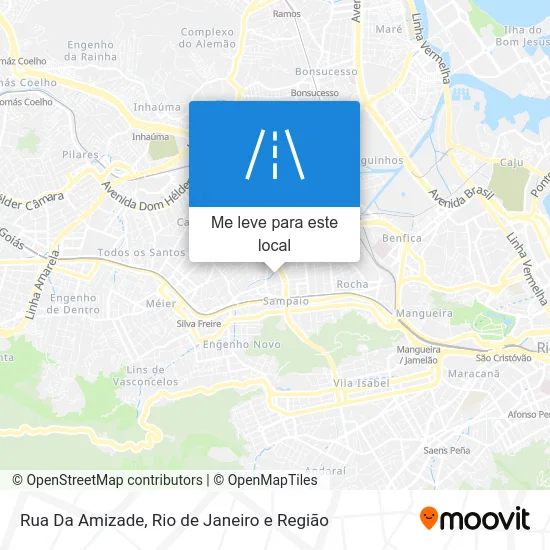 Rua Da Amizade mapa