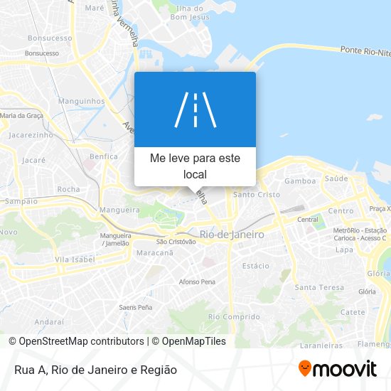 Rua A mapa