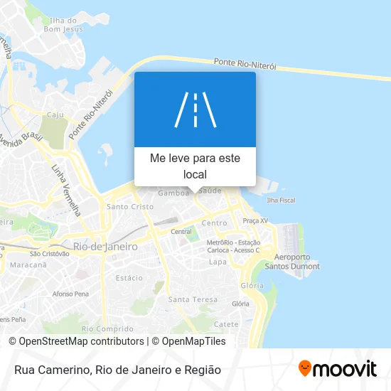 Rua Camerino mapa