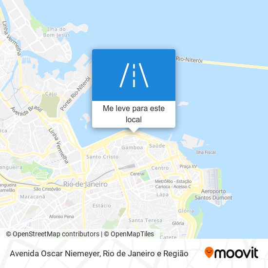 Avenida Oscar Niemeyer mapa