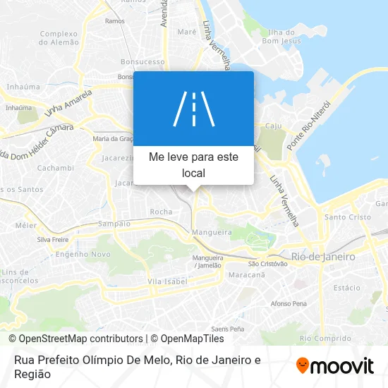 Rua Prefeito Olímpio De Melo mapa
