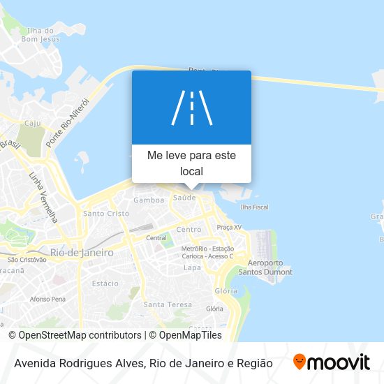 Avenida Rodrigues Alves mapa