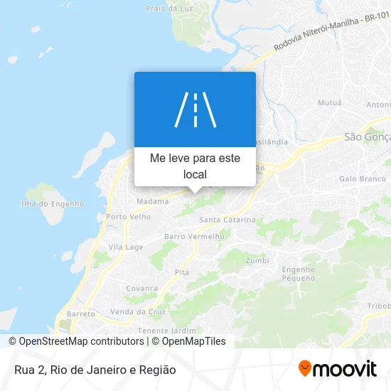 Rua 2 mapa