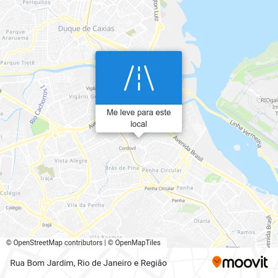 Rua Bom Jardim mapa