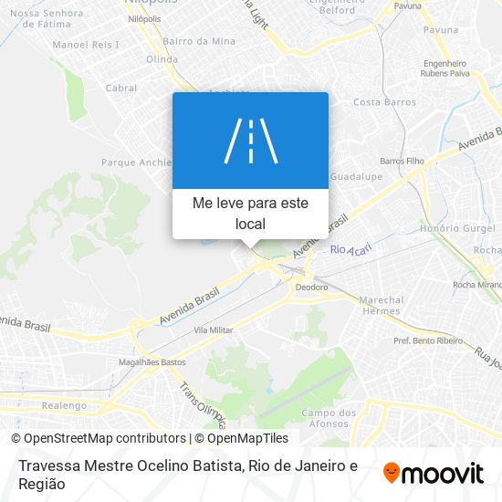 Travessa Mestre Ocelino Batista mapa