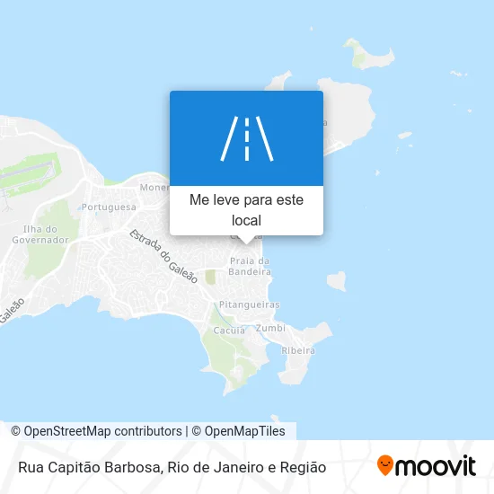Rua Capitão Barbosa mapa