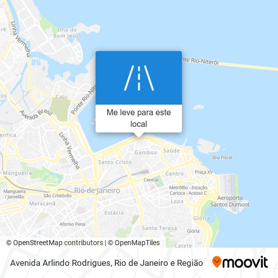 Avenida Arlindo Rodrigues mapa