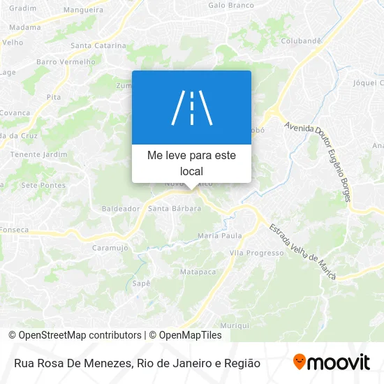 Rua Rosa De Menezes mapa