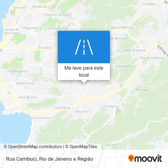 Rua Cambuci mapa