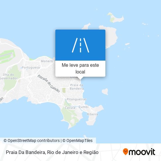 Praia Da Bandeira mapa