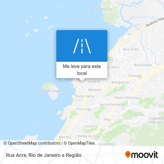 Rua Acre mapa
