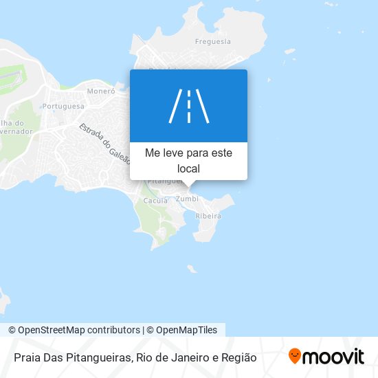 Praia Das Pitangueiras mapa