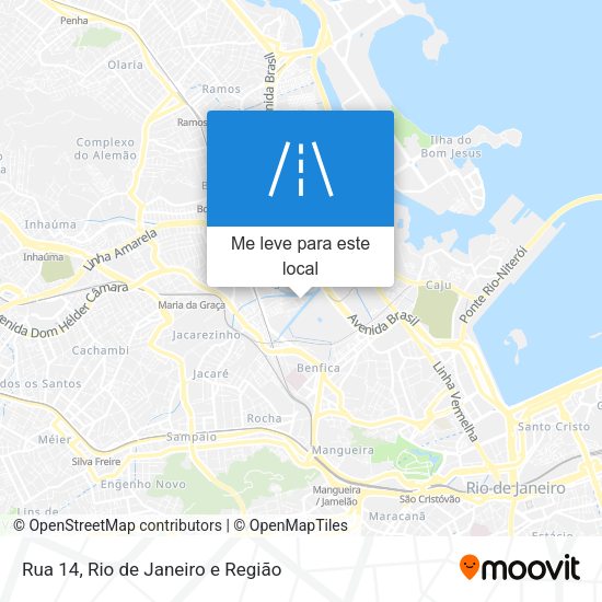 Rua 14 mapa