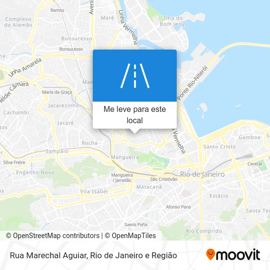 Rua Marechal Aguiar mapa