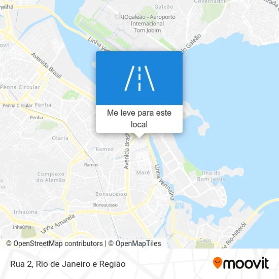 Rua 2 mapa