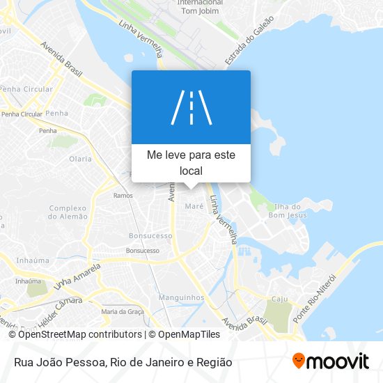 Rua João Pessoa mapa