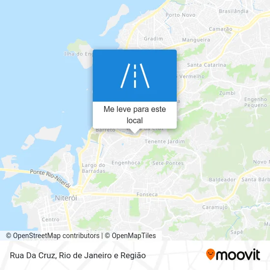 Rua Da Cruz mapa