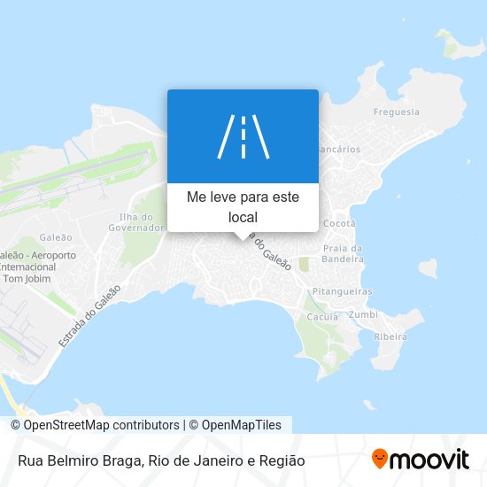Rua Belmiro Braga mapa
