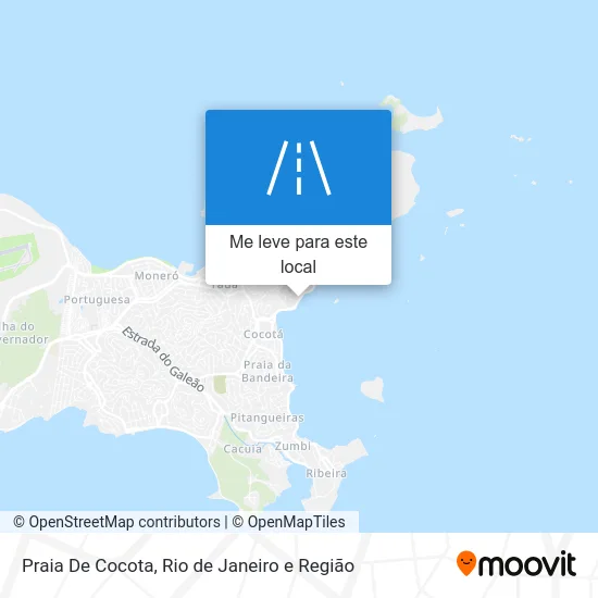 Praia De Cocota mapa