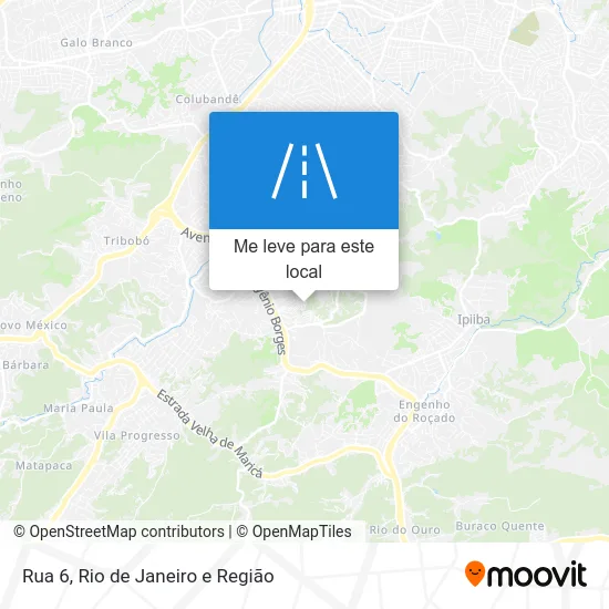 Rua 6 mapa