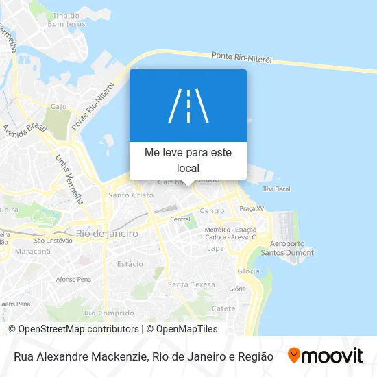 Rua Alexandre Mackenzie mapa