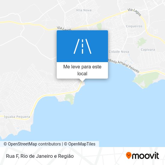 Rua F mapa