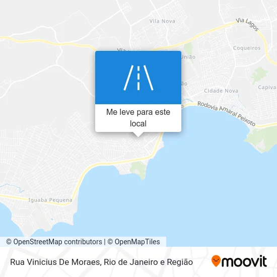 Rua Vinicius De Moraes mapa
