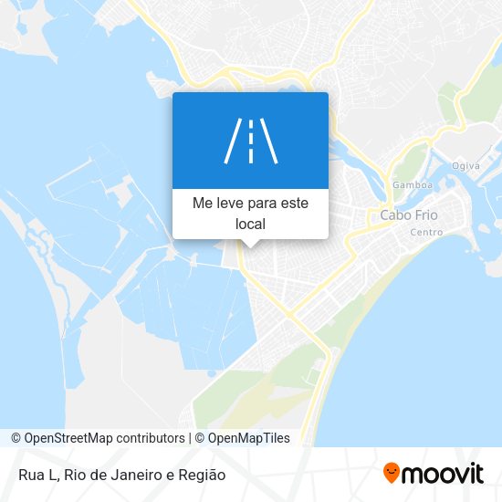 Rua L mapa