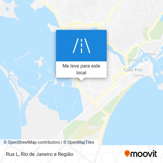 Rua L mapa