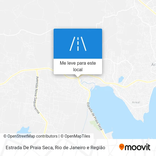 Estrada De Praia Seca mapa