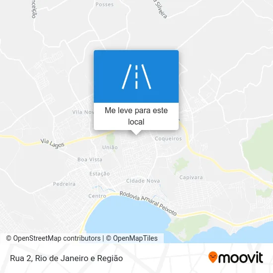 Rua 2 mapa