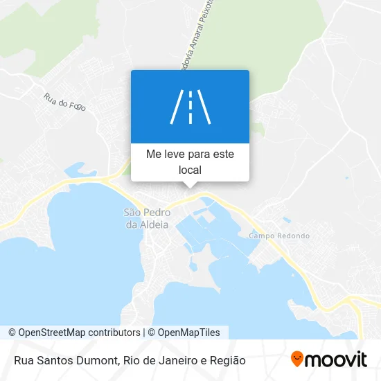 Rua Santos Dumont mapa