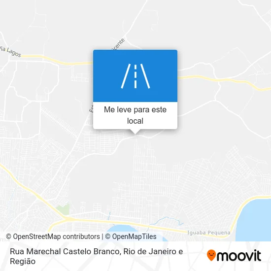 Rua Marechal Castelo Branco mapa
