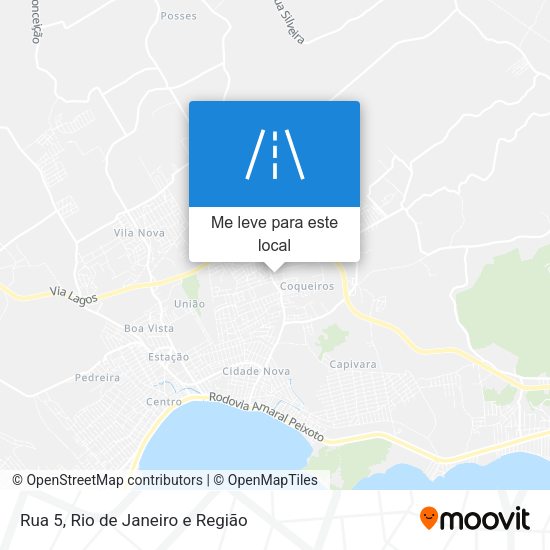 Rua 5 mapa