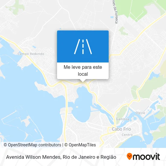 Avenida Wilson Mendes mapa