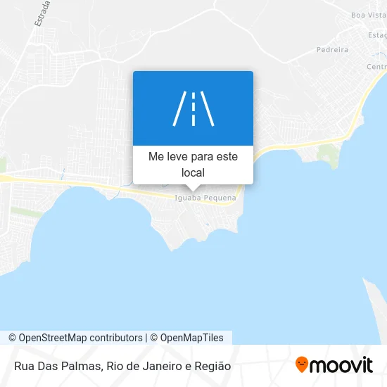 Rua Das Palmas mapa
