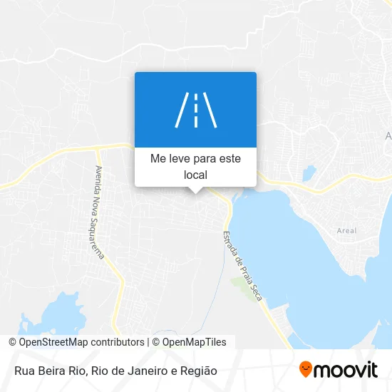 Rua Beira Rio mapa
