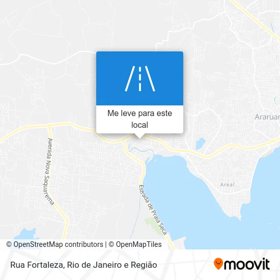 Rua Fortaleza mapa