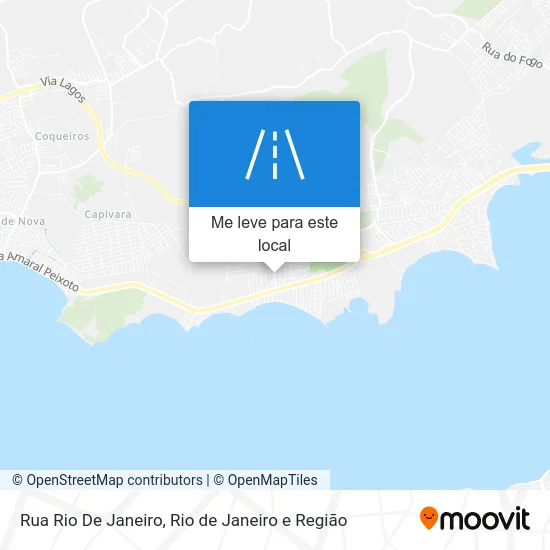 Rua Rio De Janeiro mapa