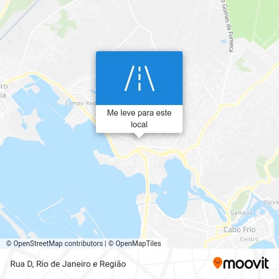 Rua D mapa