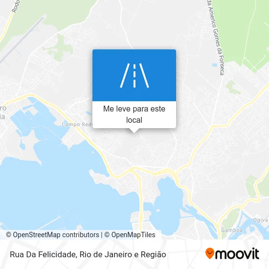 Rua Da Felicidade mapa