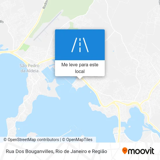 Rua Dos Bouganvilles mapa