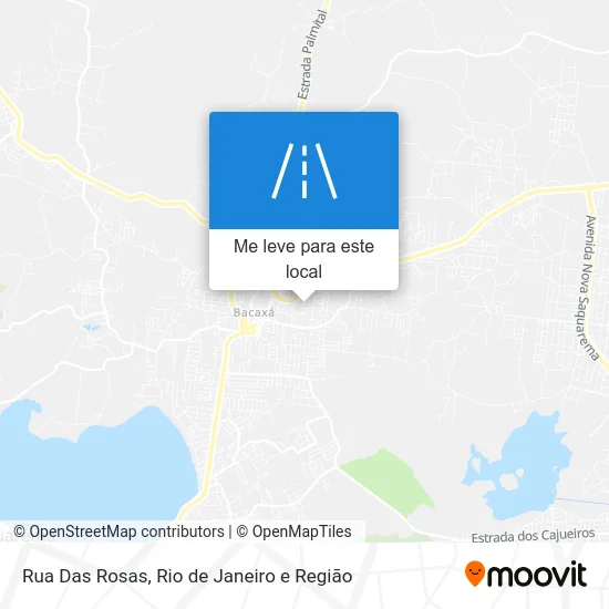 Rua Das Rosas mapa