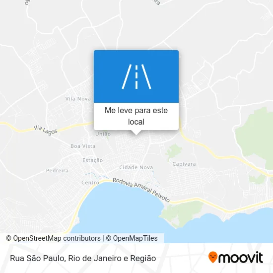Rua São Paulo mapa