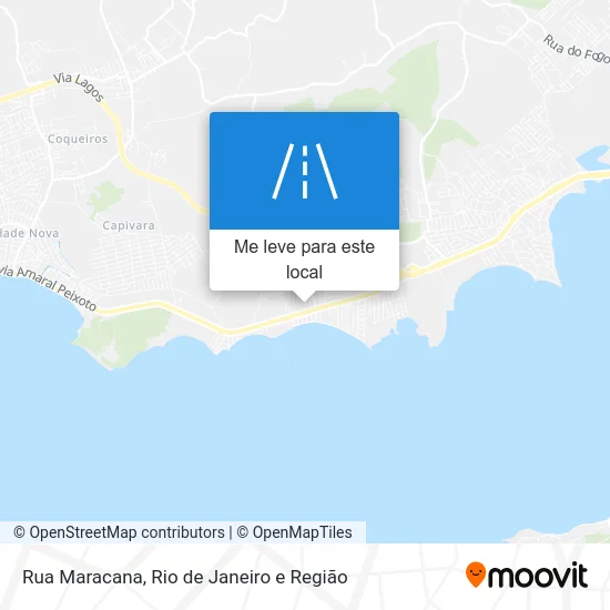Rua Maracana mapa