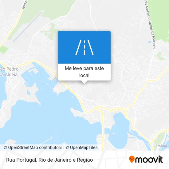 Rua Portugal mapa