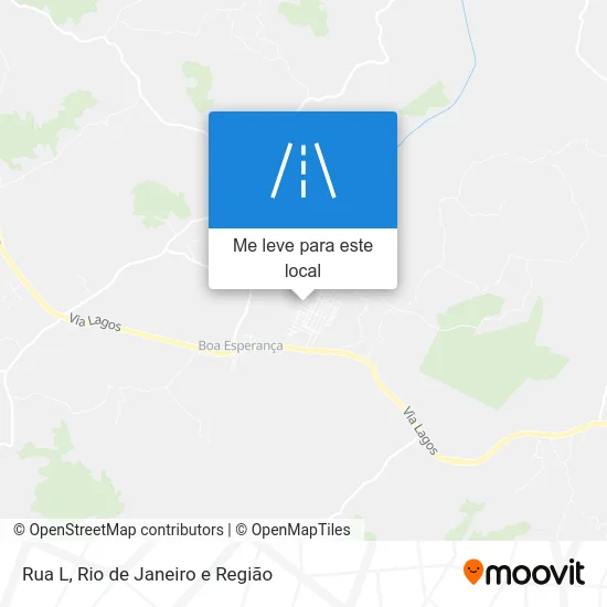Rua L mapa