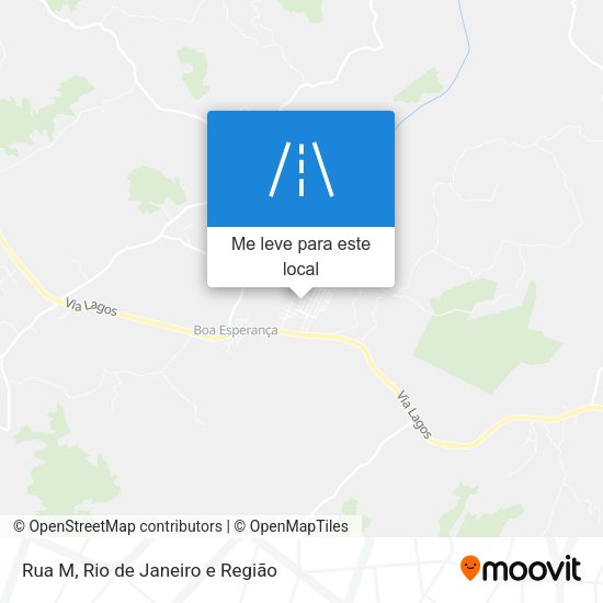 Rua M mapa