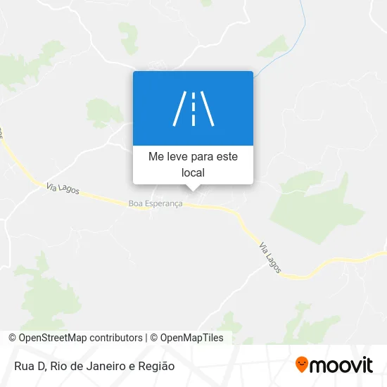 Rua D mapa