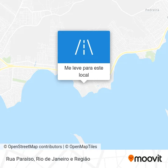 Rua Paraíso mapa